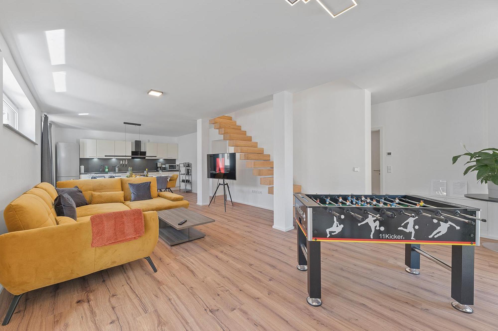 Golden Home With Barbecue, Yoga, Football Table Sinsheim Eksteriør billede